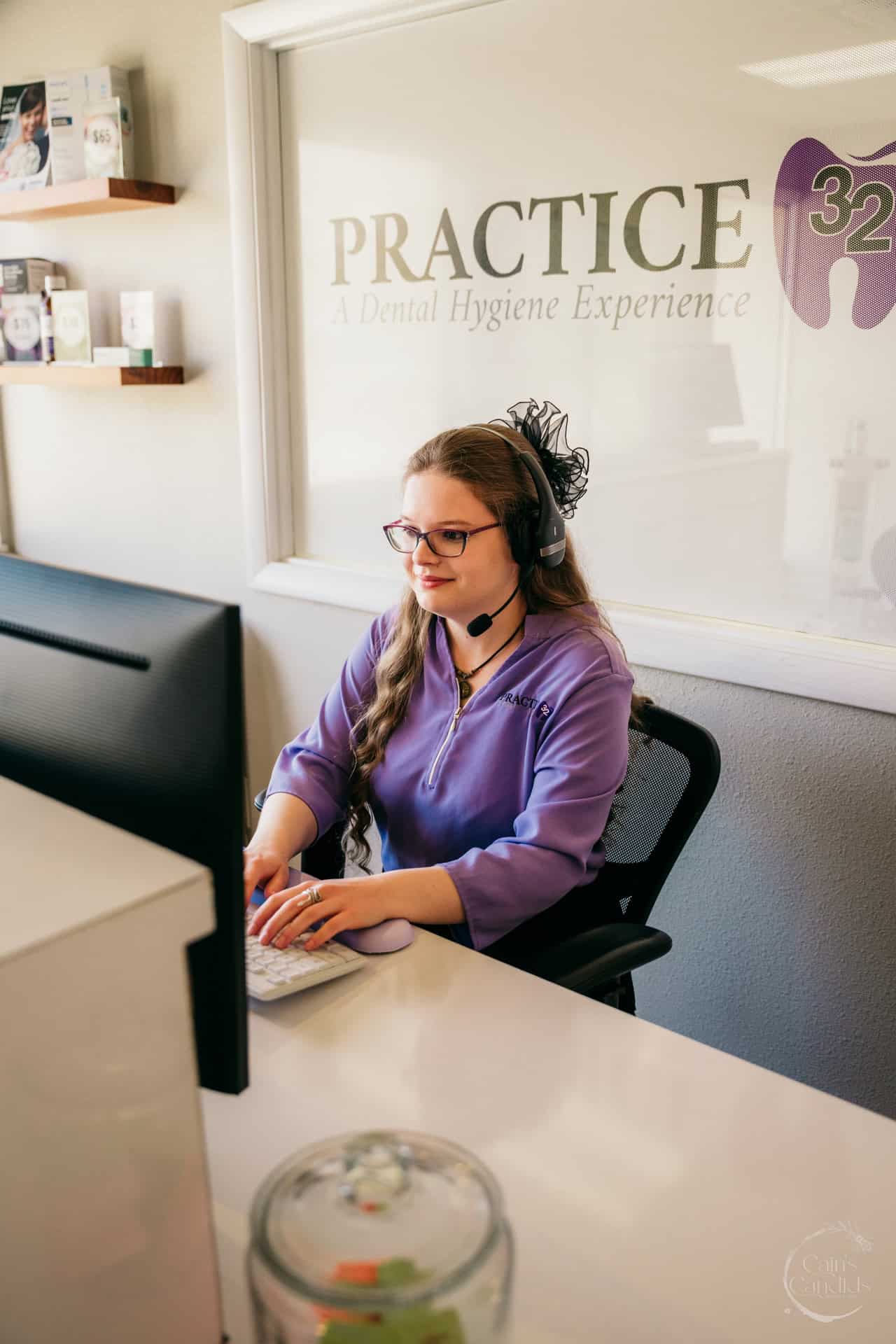 A bright and inviting children's dental care room