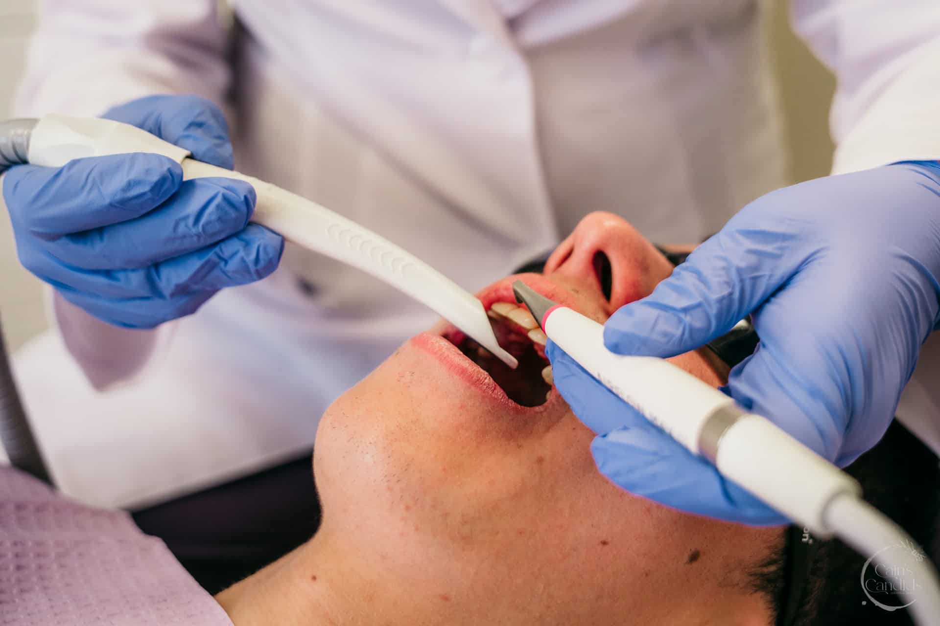 Children engaged in fun dental hygiene activities.