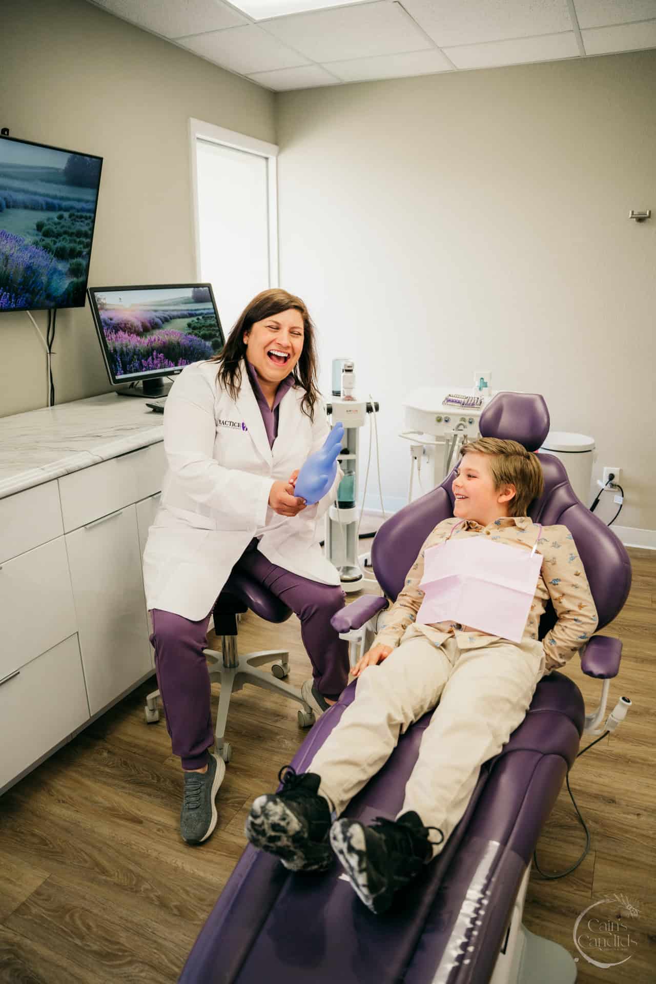 A colorful, engaging bathroom with children's toothbrushes and a star chart.