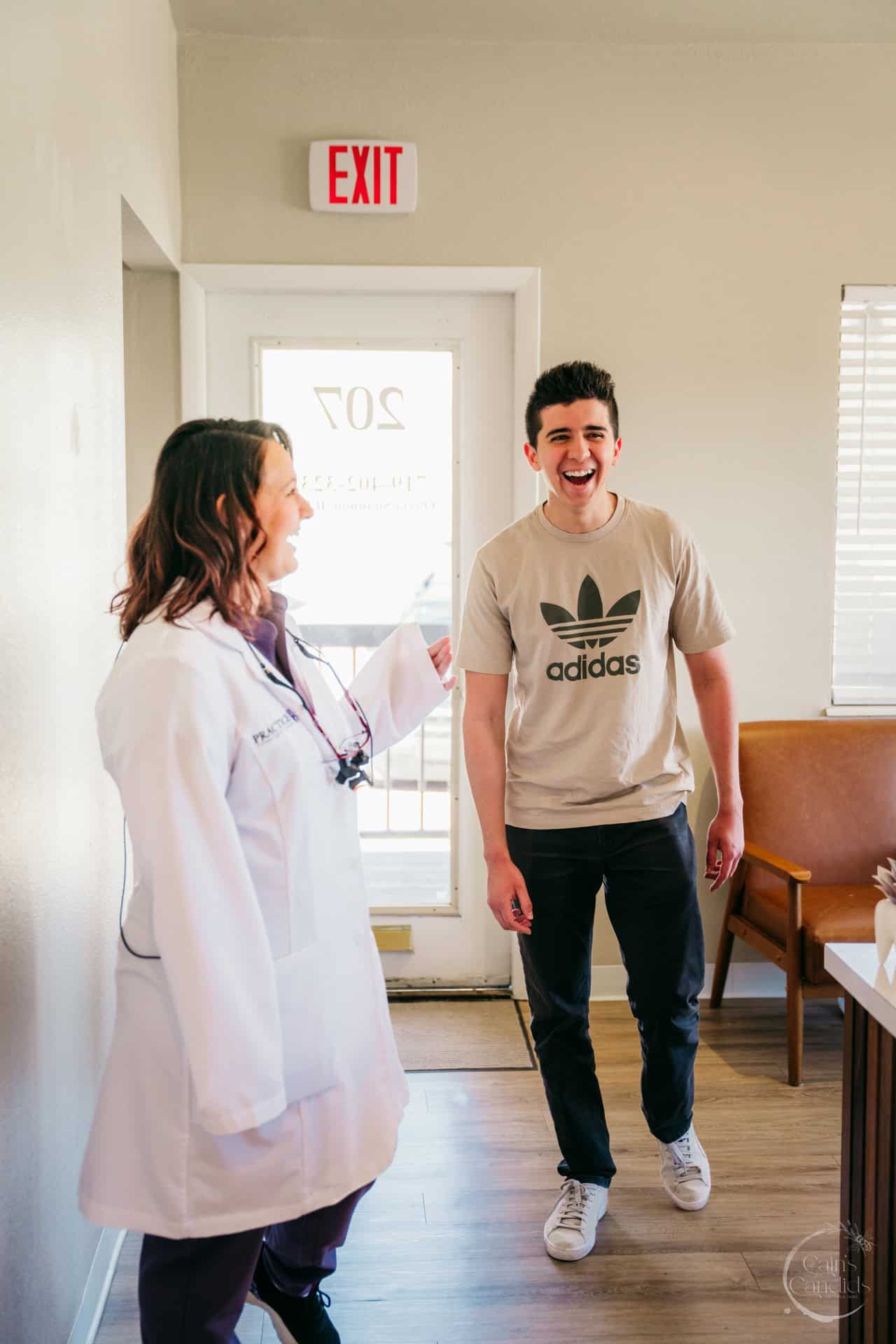 Colorful dental office for kids