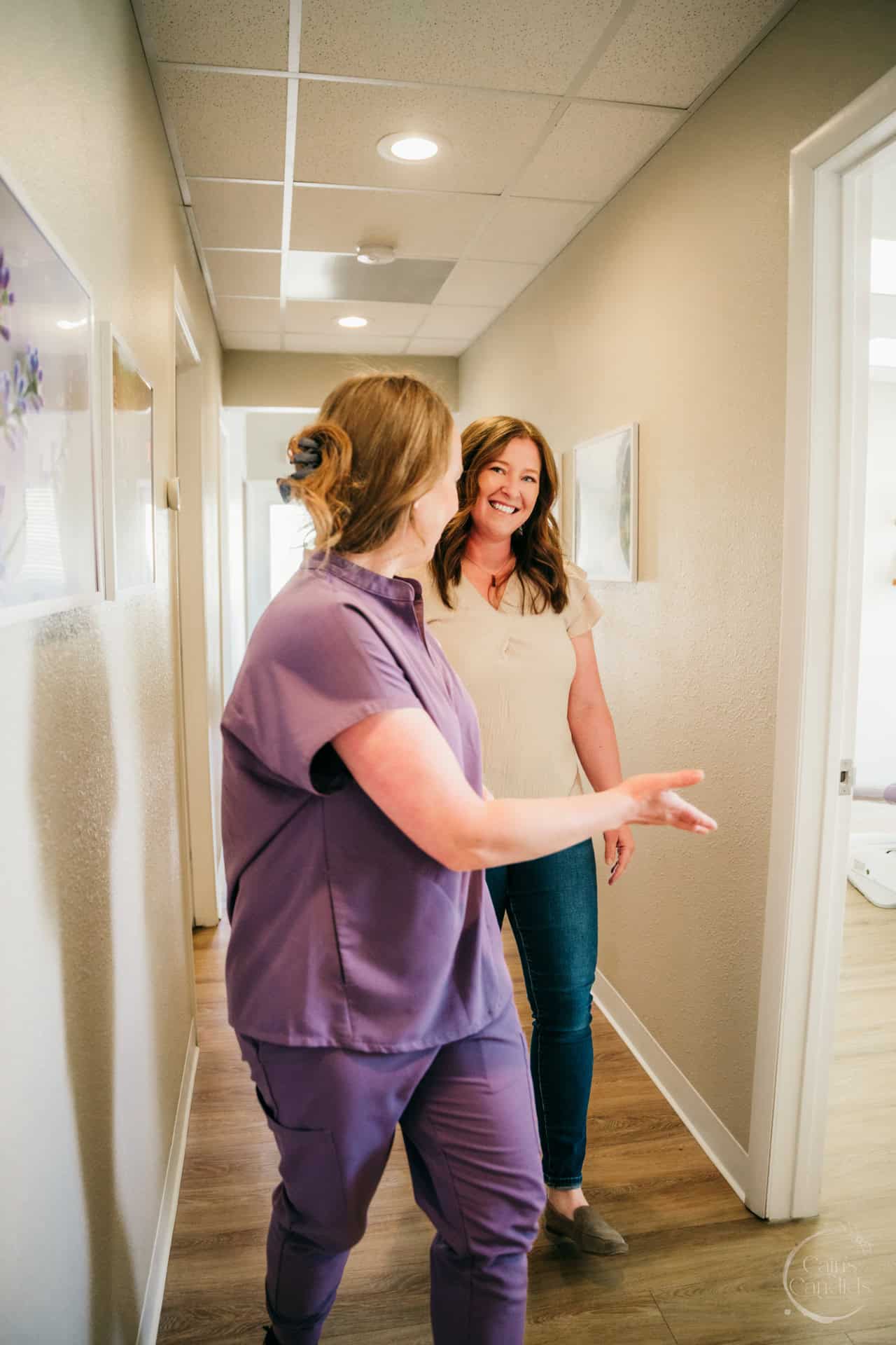 Colorful dental hygiene products and tools