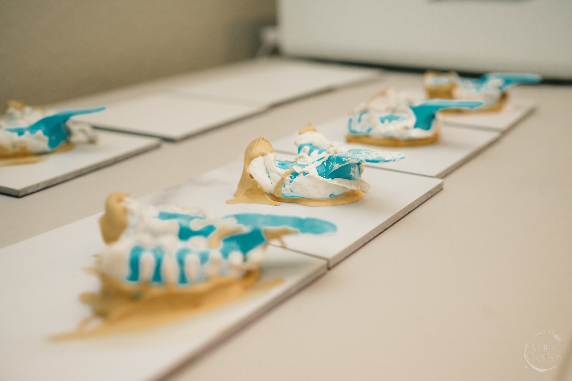 Dental tools and a clean dental examination room