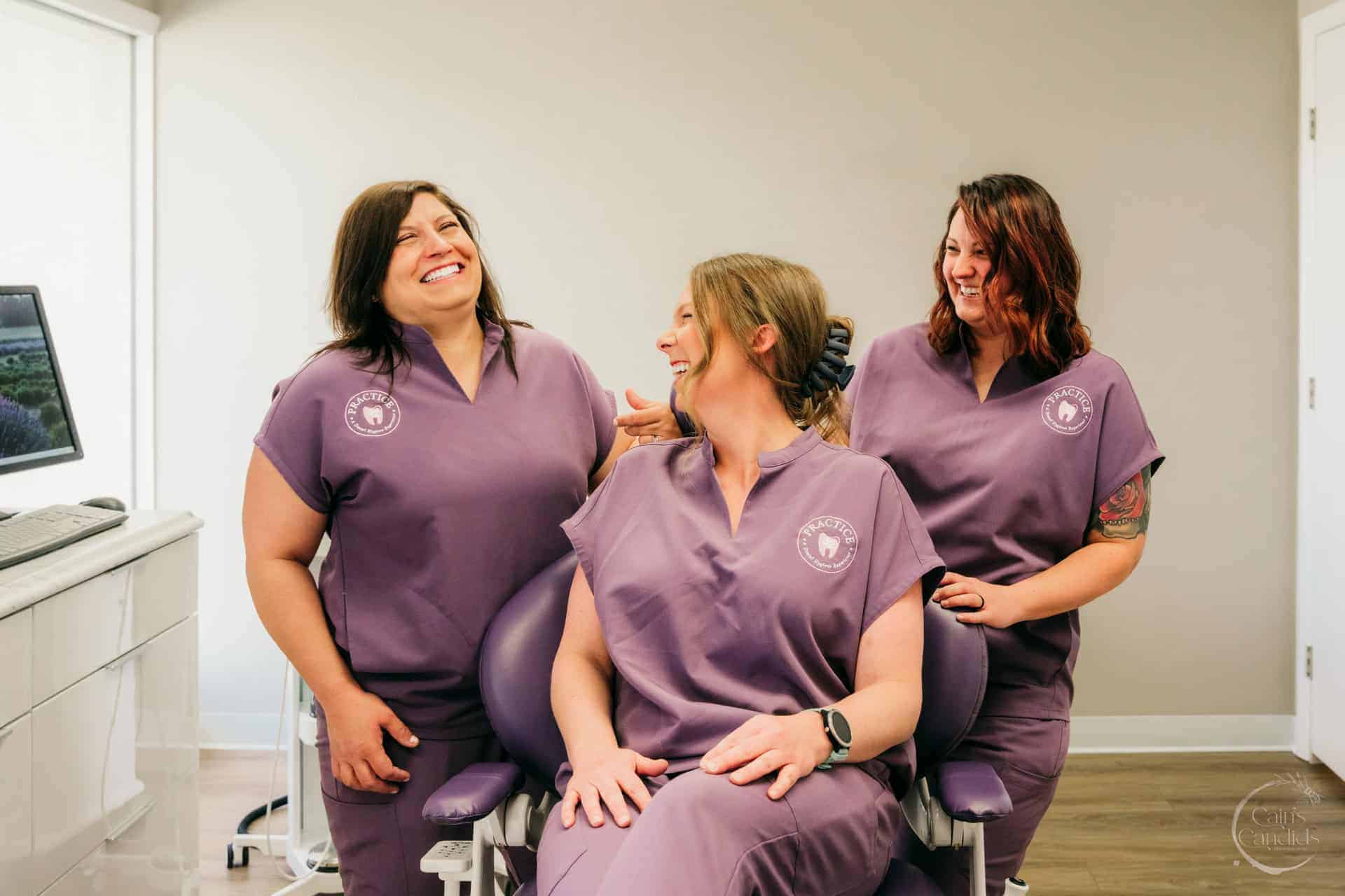 Close-up of a dental X-ray machine in a modern clean dental office