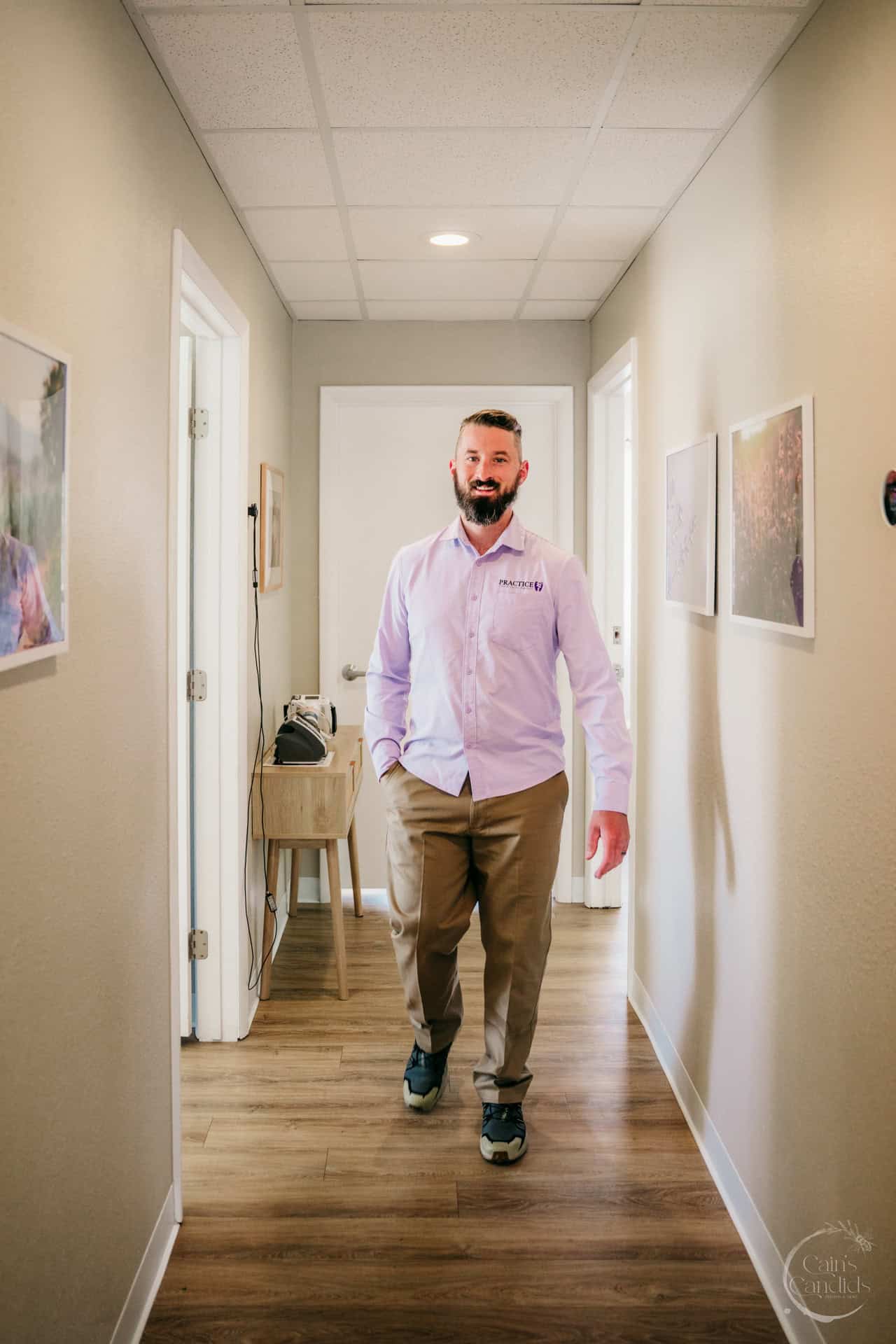 Healthy gums and teeth close-up